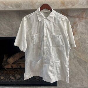 AURALEE Short Sleeve Button Up shirt MENS SIZE LARGE